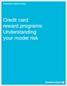 Credit card reward programs: Understanding your model risk