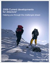 2009 Current developments for directors