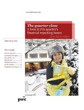 The Quarter Close - Directors edition: A look at this quarter's financial reporting issues