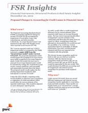 FSR insights: Proposed changes to accounting for credit losses in financial assets