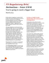 Derivatives &ndash; Enter EMIR: You’re going to need a bigger boat