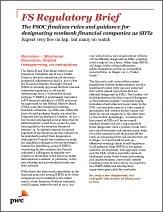 FSOC finalizes rules for designating nonbank financial companies as SIFIs