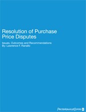 Resolution of purchase price disputes