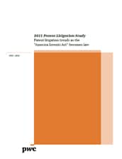 2011 patent litigation study