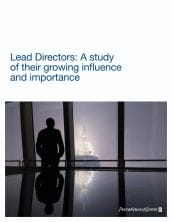 Lead Directors: A study of their growing influence and importance