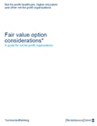 Fair value option considerations: A guide for not-for-profit organizations