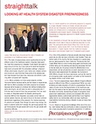PwC Straight Talk: Looking at Health System Disaster Preparedness