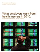 What employers want from health insurers in 2010