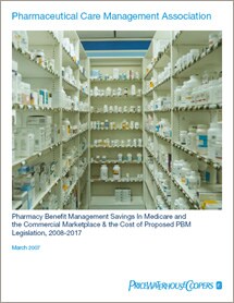 Pharmacy benefit management savings in medicare and the commercial marketplace