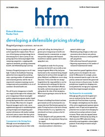 Developing a defensible pricing strategy