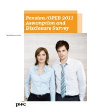 US human resource services: Pension/OPEB 2011 assumption and disclosure survey