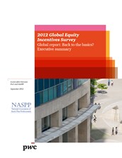 2012 Global equity incentives survey