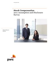 PwC Stock Compensation 2011 Assumption and Disclosure Survey