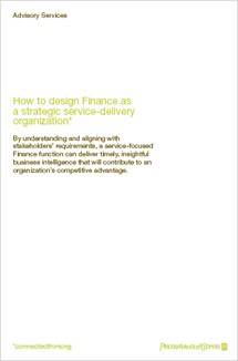 How to design finance as a strategic service-delivery organization