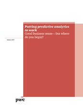 Putting predictive analytics to work