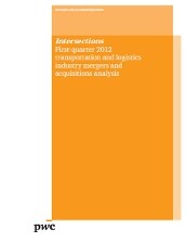 Intersections: Transportation and logistics industry merger & acquisitions