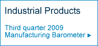 Industrial Products Third quarter 2009 Manufacturing Barometer