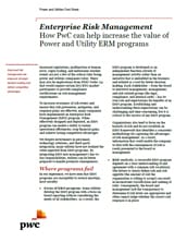 Enterprise risk management: Increasing the value of power and utility ERM programs