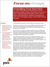 Demystifying group supervision