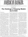 Viewpoint: The challenge of keeping models up-to-date