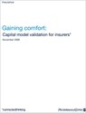 Gaining comfort: Capital model validation for insurers