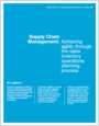Supply Chain Management: Achieving agility through the sales inventory operations planning process
