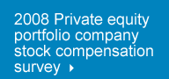 2008 Private Equity Portfolio Company Stock Compensation Survey