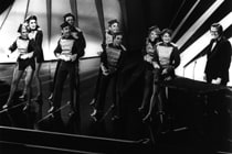 Frank Johnson on stage at the Oscars