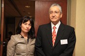 Claudia Ellies, Subgerencia Gestión de Personas Servicios Médicos Ciudad del Mar; José Berríos, Subgerente de Recursos Humanos CSC Banmédica S.A.