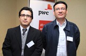 Frank Soto, Asistente de Personal junto a Jorge Figueroa, Gerente General, ambos de Automotora Mitsui.