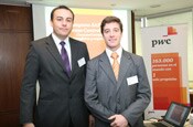 Fernando Pérez, Senior Manager junto a Enzo Delorso, Líder Práctica GRC, ambos del área de Consultoría y Asesoría Empresarial de PwC Chile.