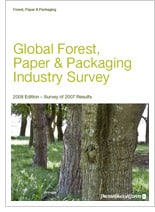 Global Forest, Paper & Packaging. Industry Survey 2008 Edition – Survey of 2007 Results
