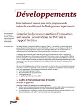 Combler les lacunes en matière d’innovation au Canada : observations de PwC sur le rapport Jenkins