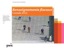Renseignements fiscaux Canada 2012
