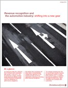 Revenue recognition and the automotive industry: Shifting into a new gear