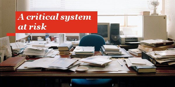 A critical system at risk