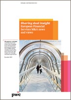 Sharing deal insight - European Financial Services M&A news and views