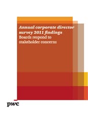 Annual Corporate Director Survey 2011 findings