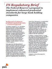 The Federal Reserve’s proposal to implement enhanced prudential standards for large bank holding companies