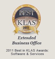 Extended Business Office - 2011 Best in KLAS Awards: Software & Services