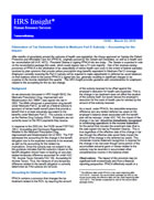 Elimination of tax deduction related to Medicare Part D Subsidy: Accounting for the impact