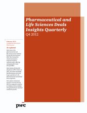 Pharmaceutical and Life Sciences Deals Insights Quarterly