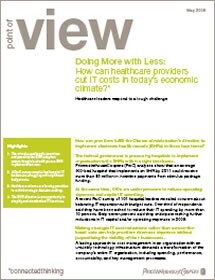 Doing more with less: How can healthcare providers cut IT costs in today's economic climate?