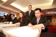 Brad & Rick oversee final ballot sorting with PwC team members