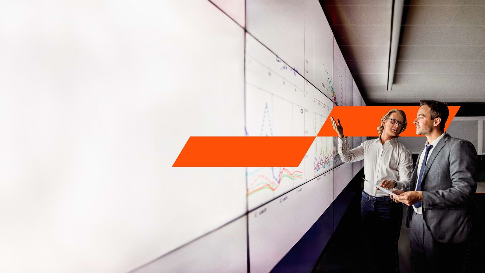 Large Modern Interactive Display Screen