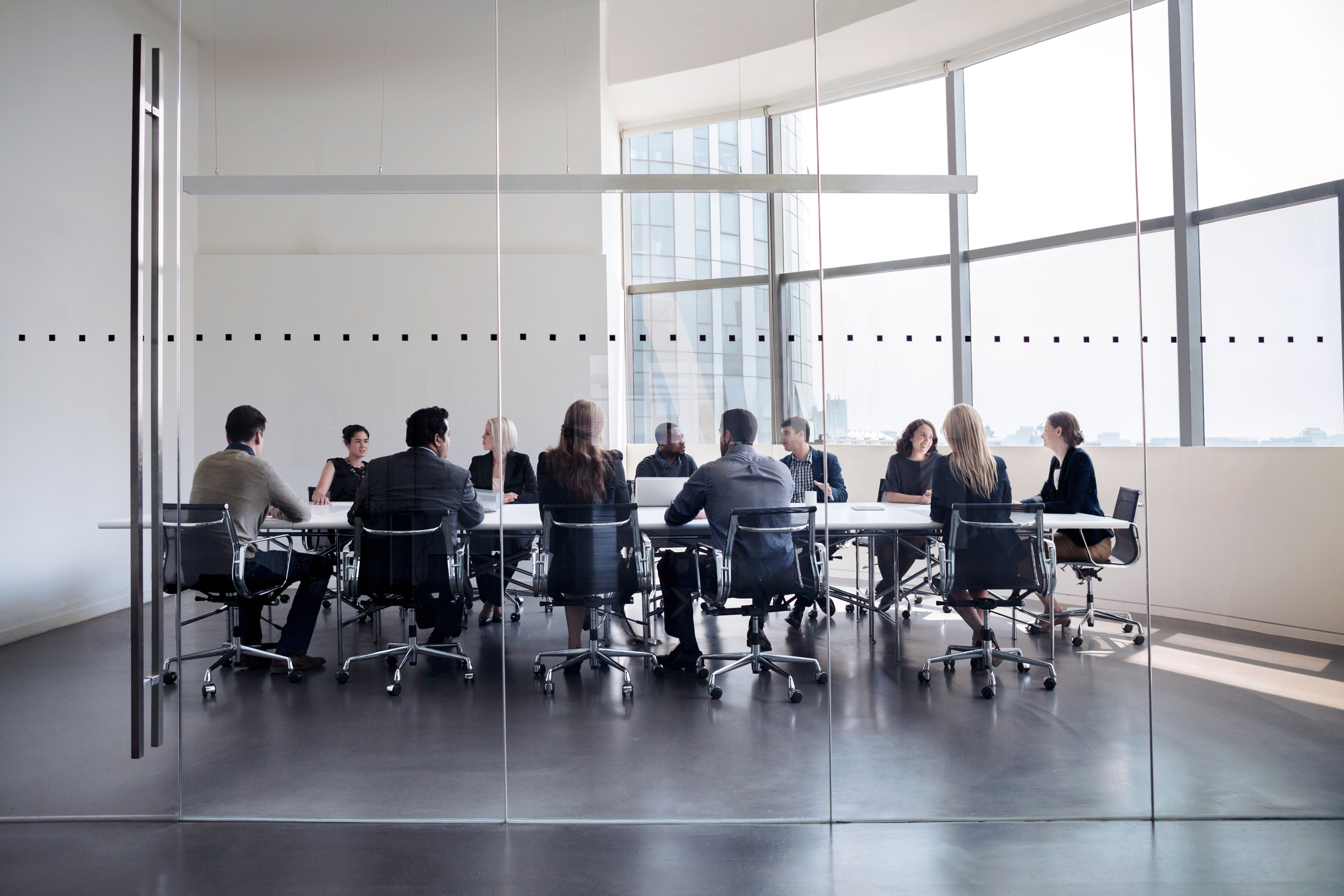 meeting at the office