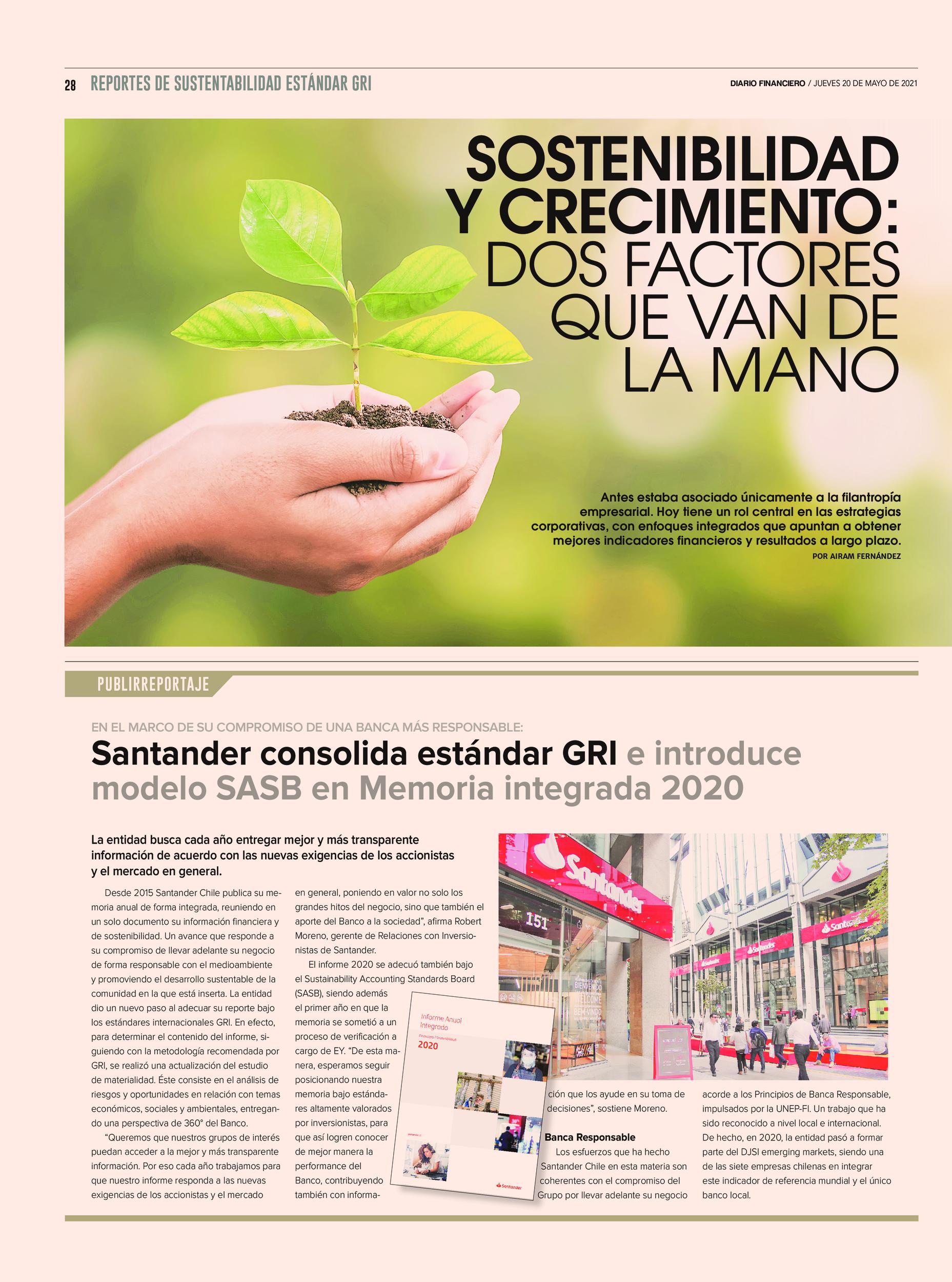SOSTENIBILIDAD Y CRECIMIENTO: DOS FACTORES QUE VAN DE LA MANO