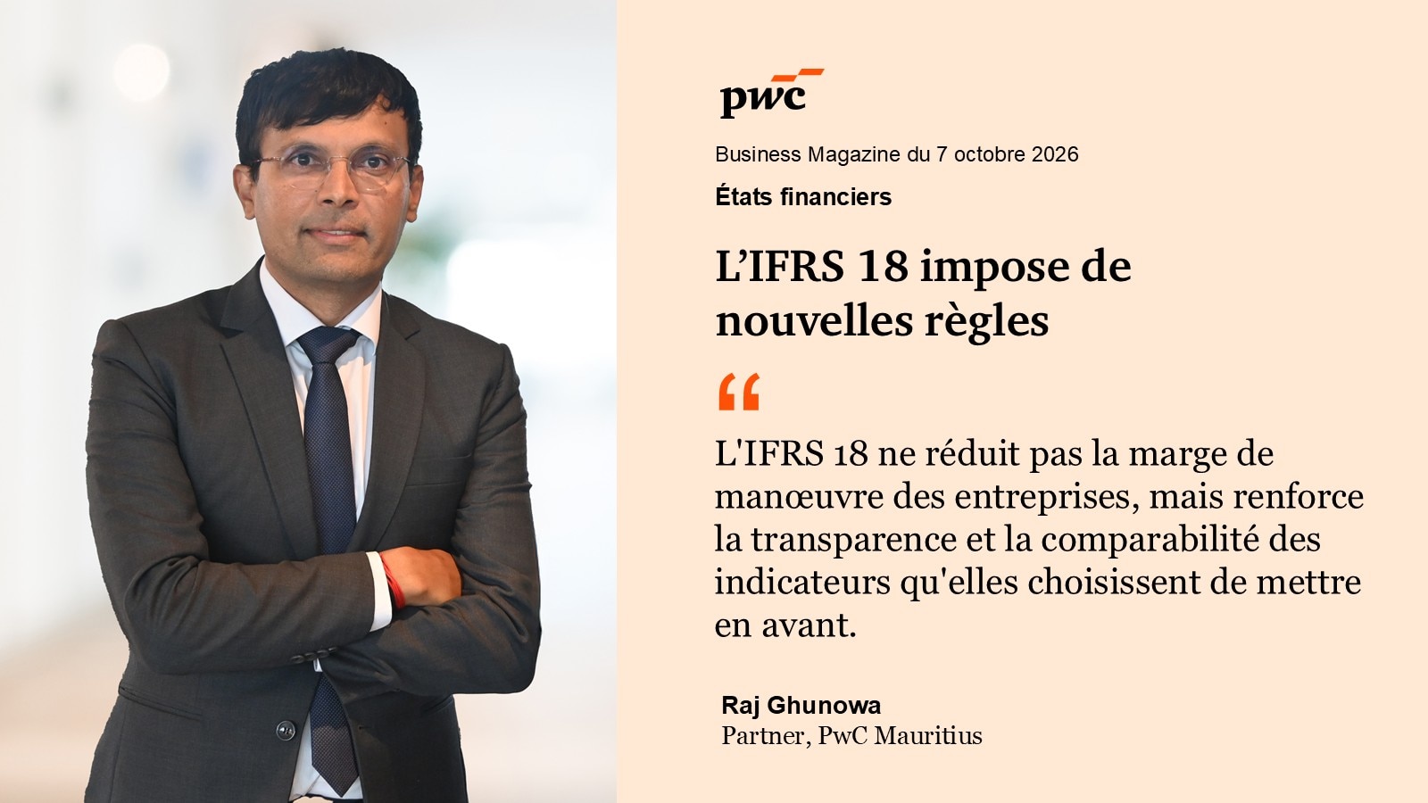 États financiers - L'IFRS 18 impose de nouvelles règles