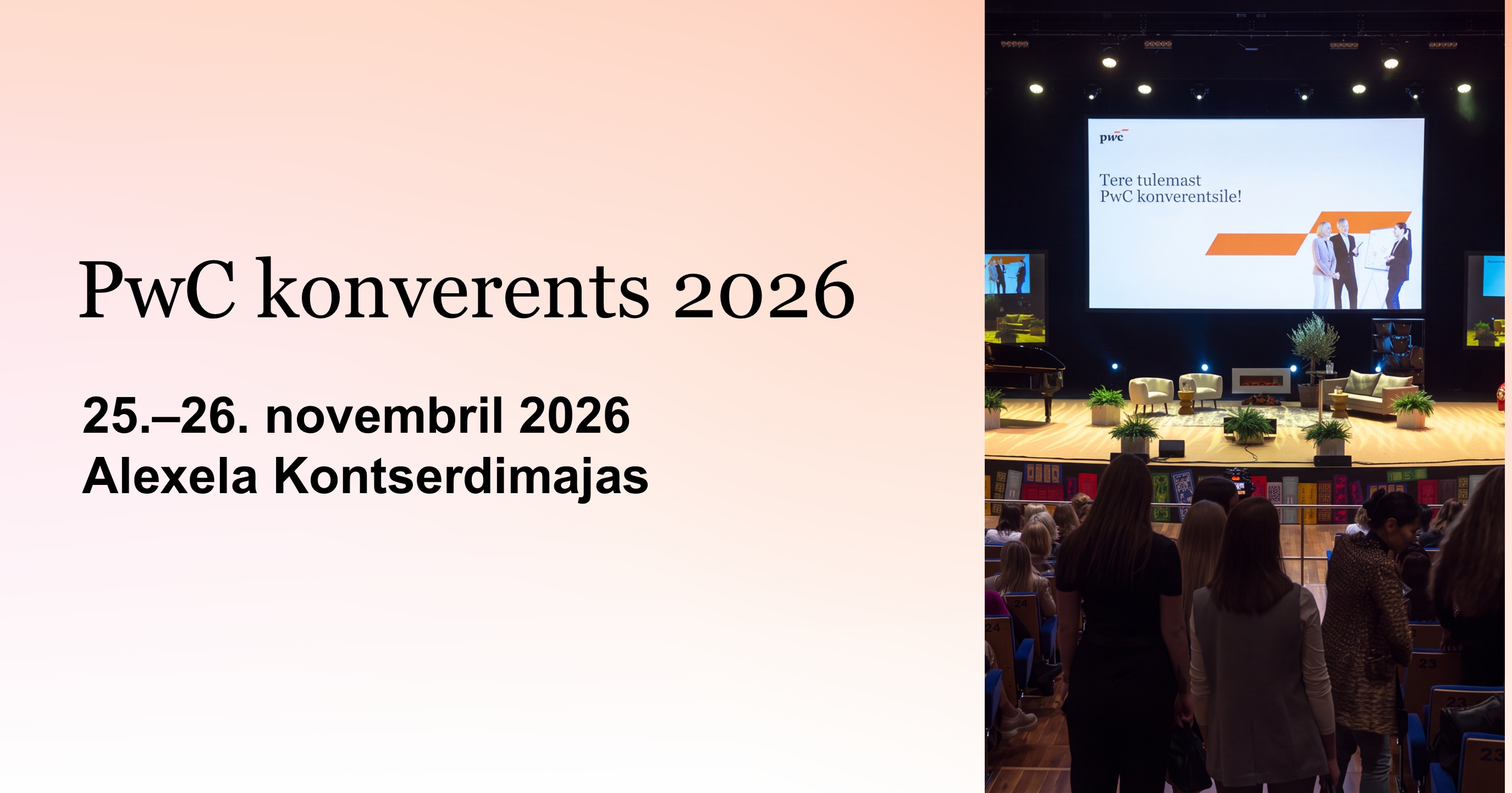 PwC konverentsi reklaamvisuaal