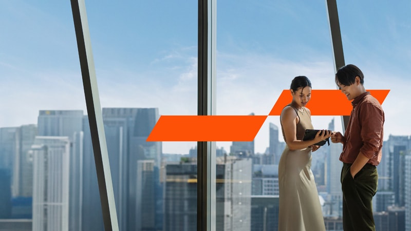 two persons on a rooftop